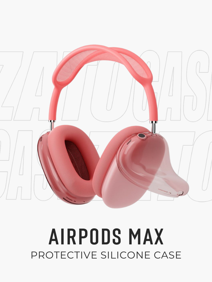 Transparent Pink Case for AirPods Max – ZatoCase